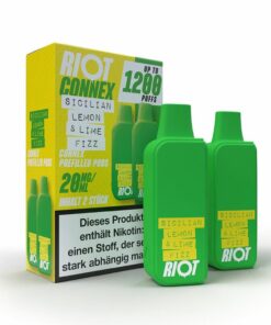 RIOT CONNEX Pods - Sicilian Lemon & Lime Fizz