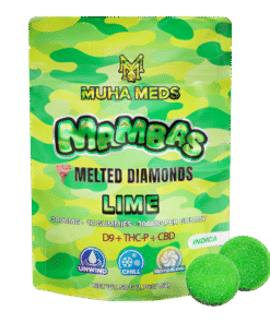 Muha Meds Lime Gummies | 3000 MG – Indica