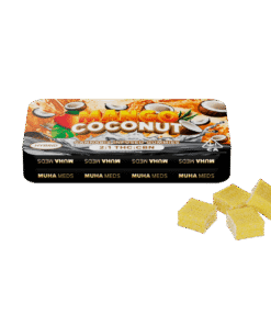 Muha Meds Mango Coconut Gummies | Hybrid