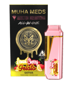 Lemon Cherry Gelato Muha Meds Disposable Melted Diamonds | Sativa