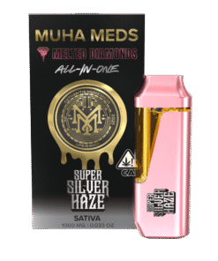 Super Silver Haze Muha Meds Disposable Melted Diamonds | Sativa