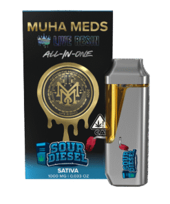 Sour Diesel Muha Meds Disposable Live Resin 1000MG | Sativa
